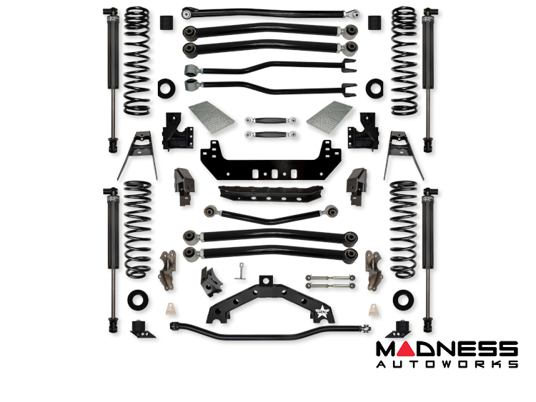 Jeep Wrangler JL Lift Kit - Rock Krawler - Adventure-X (No Limits) - Stage 1 - 2018+ Jeep Wrangler JL Lift Kit - Rock Krawler - Adventure-X (No Limits) - Stage 1 - 2018+